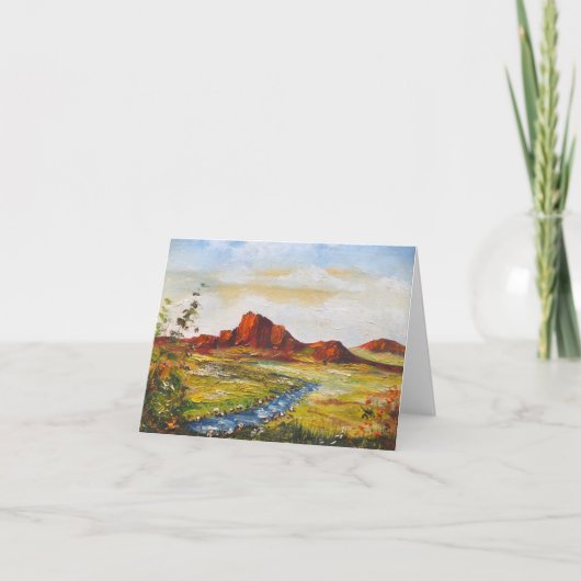 Note Carte Ann Hayes Peinture Champignons (Devant)