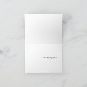 Note Carte avec chaton photo (Intérieur)