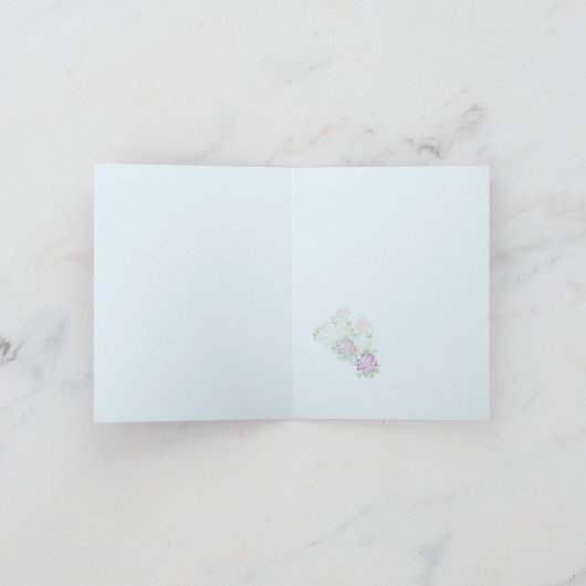 Note Carte de Merci : Fleurs sauvages (Intérieur)