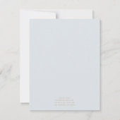 Note Carte de remerciements Boutique Parisienne Si (Dos)