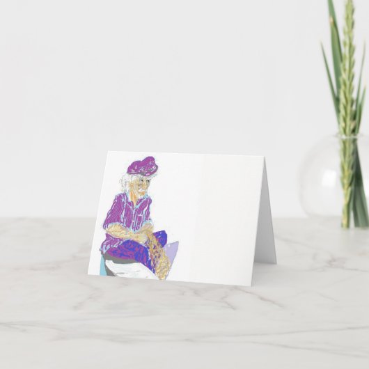Note Carte vierge à l'intérieur des pêcheurs grecs (Devant)