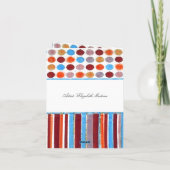 Note colorée ~ Cartes / Invitations (Dos)