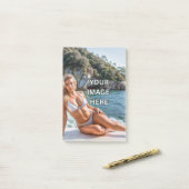 NOTE! 🗒️ Custom Post-it Notes – Add Image or Text (Op bureau)