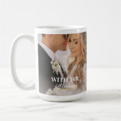 Note d'amour à pleine trame Mug de café (Gauche)