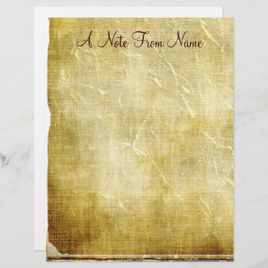 Note de... Ancien papier papier en-tête papeterie (Devant / Derrière)