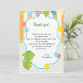 Note de Carte de remerciements Anniversaire de enf (Debout devant)