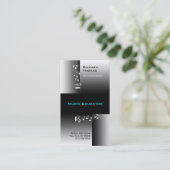 Note de carte de visite d'éducateur de musique (Debout devant)