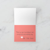 Note de corail de Merci de Chevron (Intérieur)