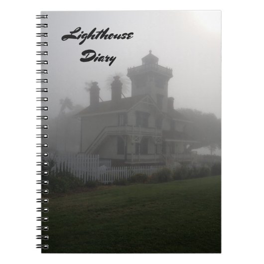 Note de journal intime de phare de voyage de livre (Devant)