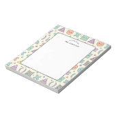 Note de l'enseignant Bloc-notes à motif pastel Mat (Tourné)