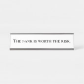 Note de Maeve - Plaque d'identification du bureau (Devant)