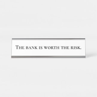 Note de Maeve - Plaque d'identification du bureau