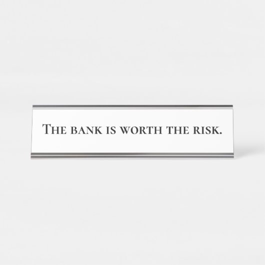 Note de Maeve - Plaque d'identification du bureau (Devant)