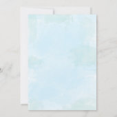 Note de Merci de baby shower de garçon avec le (Dos)