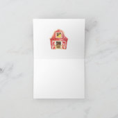 Note de Merci de baby shower du marché (Intérieur)