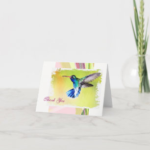 Note de Merci de colibri