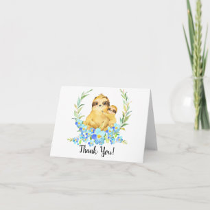 Note de Merci de douche de garçons de paresse de