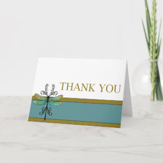 Note de Merci de libellule de Nouveau d'art