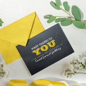 Note de Merci de Mitzvah de barre d'or de tableau