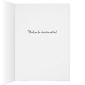 Note de Merci de photo de parties scintillantes (Intérieur (Droit))