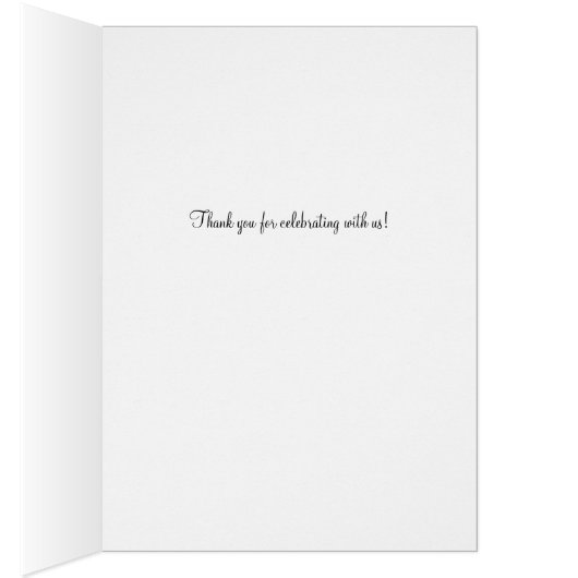 Note de Merci de photo de parties scintillantes (Intérieur (Droit))