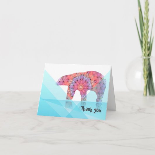 Note de Merci d'ours blanc (Devant)