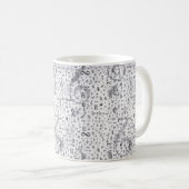 note de musique Motif piano musique Thème Mug (Devant droit)
