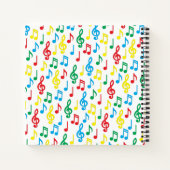 Note de musique Professeur de musique Cahier (Dos)