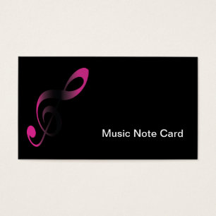 Note de musique sur le design noir