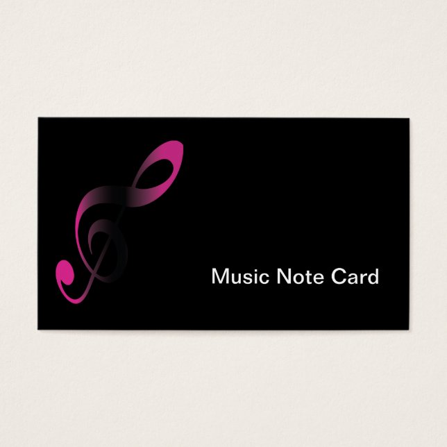 Note de musique sur le design noir (Devant)