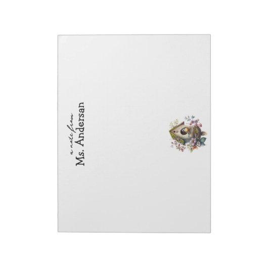 Note de nid de cacao du Bloc-notes (Tourné)