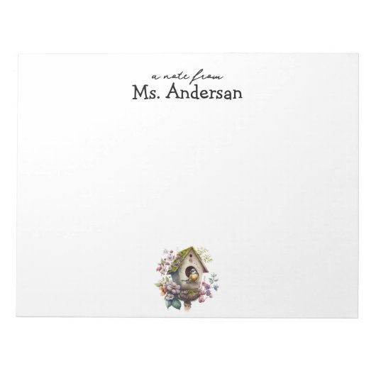 Note de nid de cacao du Bloc-notes (Devant)