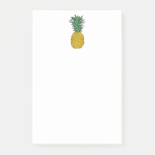 Note de post-it d'ananas (Devant)