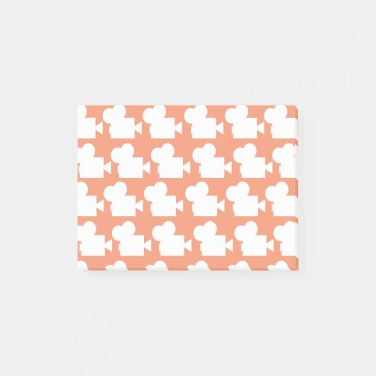 Note de post-it d'appareil-photo 4x3 (Devant)