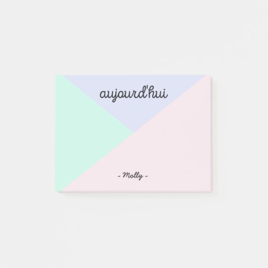 Note de post-it d'Aujourd'hui (Devant)