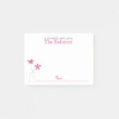 Note de post-it d'autorité (Devant)