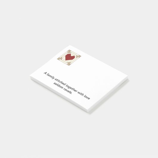 Note de post-it de bloc d'édredon C (Incliné)