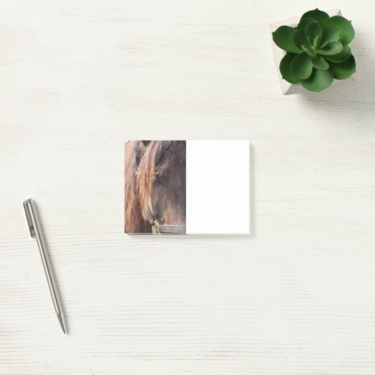 Note de post-it de cheval (Bureau)
