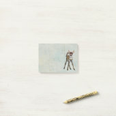 Note de post-it de FAON et de HIBOU (Sur un bureau)
