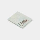 Note de post-it de FAON et de HIBOU (Incliné)