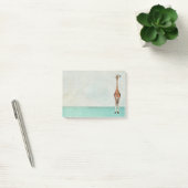 Note de post-it de GIRAFE et d'OISEAU (Bureau)