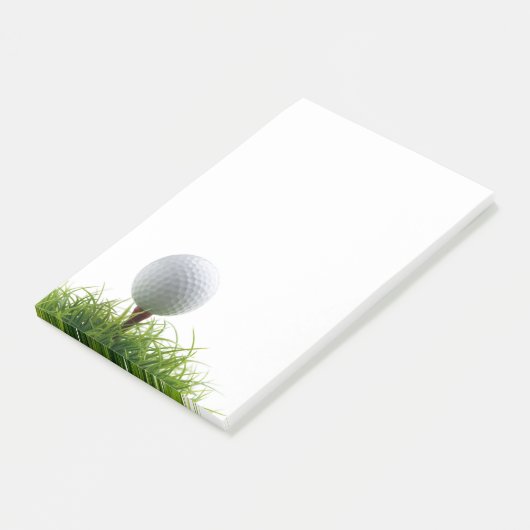 Note de post-it de golf (Incliné)