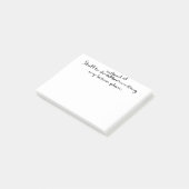 Note de post-it du professeur de temporisation (Incliné)