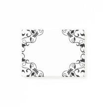 Note de post-it élégante