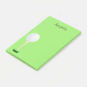 note de post-it jouante au golf faite sur commande (Incliné)