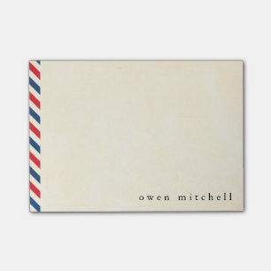 Note de post-it personnalisée par poste aérienne