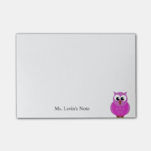 Note de post-it rose mignonne faite sur commande