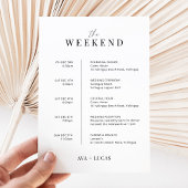 Note de sac de bienvenue mariage avec carte de mon