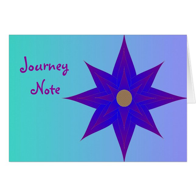 Note de voyage - hausse au-dessus de pensée (Devant horizontal)