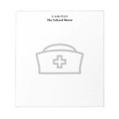 Note du Bloc-notes de l'infirmière et du Casquette (Devant)